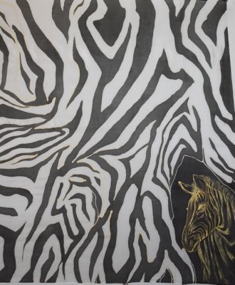 Zebra na hedvábí